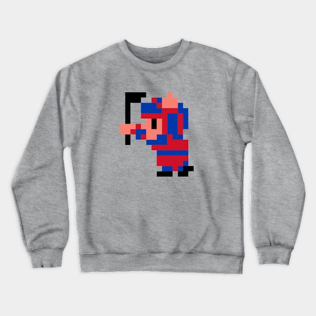 Ice Hockey Celebration - New York Crewneck Sweatshirt by The Pixel League